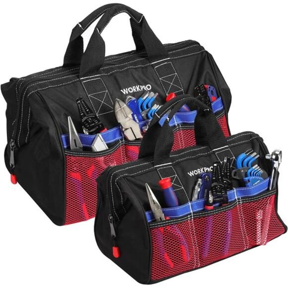 WORKPRO Tool Bag, 13-inch & 18-inch Tool Storage Bag - Picture 3 of 7